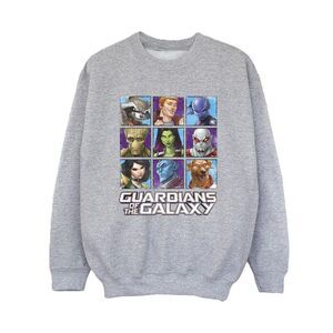 Guardians Of The Galaxy Boys Character Squares Sweatshirt / Sports Grey